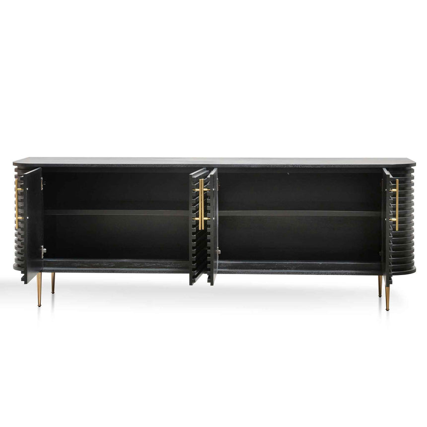 CDT6314-VA 2.2m Buffet Unit - Textured Espresso Black