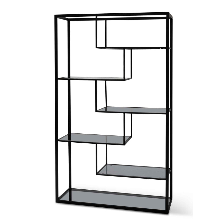 CDT2365-KS 1.2m Glass Shelving Unit - Gold  Frame