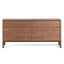 CDT6454-CN 6 Drawers Wooden Chest - Walnut