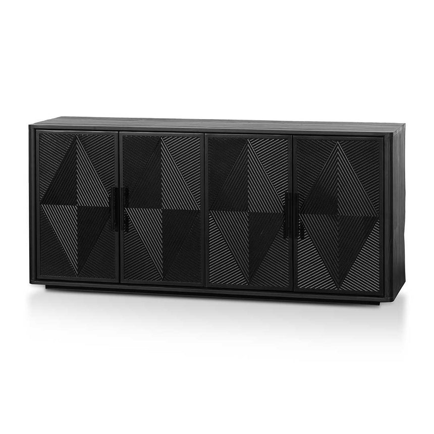 CDT8640-IG 1.6m Sideboard Unit - Full Black