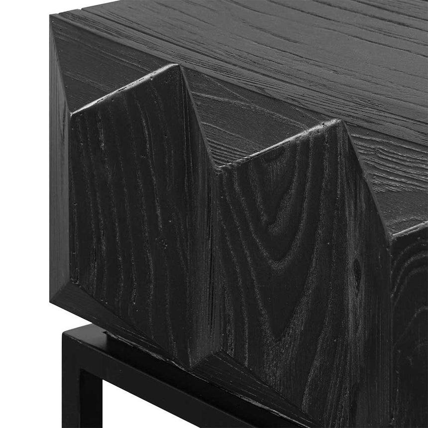 CDT6481-NI 140cm Wooden Console Table - Full Black