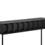 CDT6481-NI 140cm Wooden Console Table - Full Black