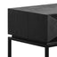 CDT6481-NI 140cm Wooden Console Table - Full Black