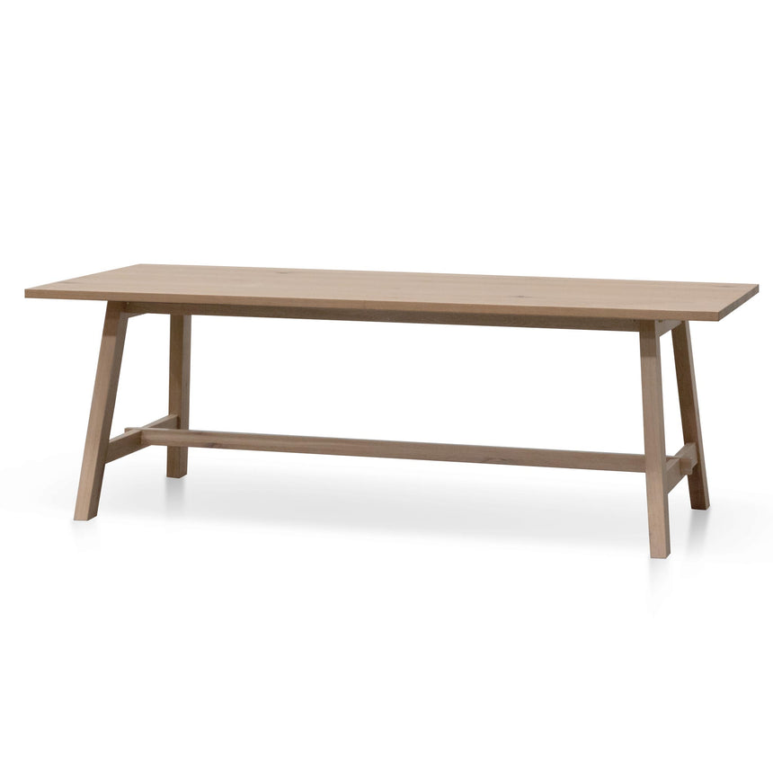 CDT8884-CN 2.5m Wooden Dining Table - Natural