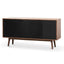 CDT6556-DW 1.6m Sideboard Buffet Unit - Walnut with Black Doors