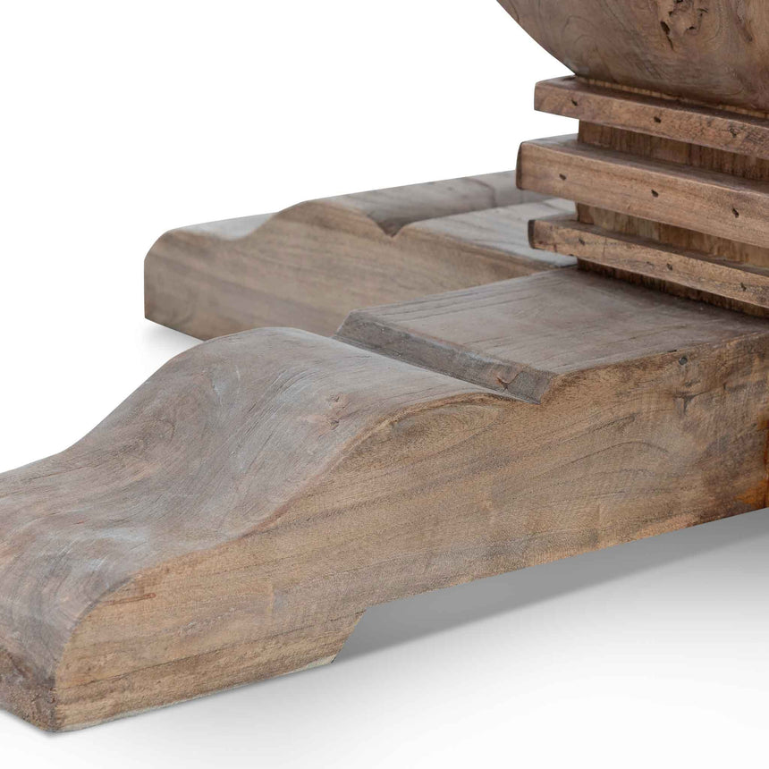 CDT6562 1.6m Round Dining Table - Natural Top - Natural Base
