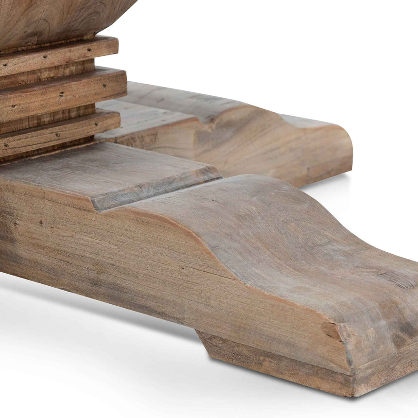 CDT6562 1.6m Round Dining Table - Natural Top - Natural Base