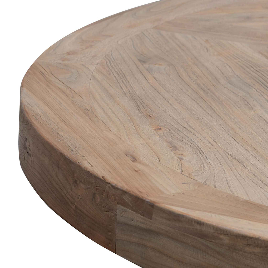 CDT6562 1.6m Round Dining Table - Natural Top - Natural Base