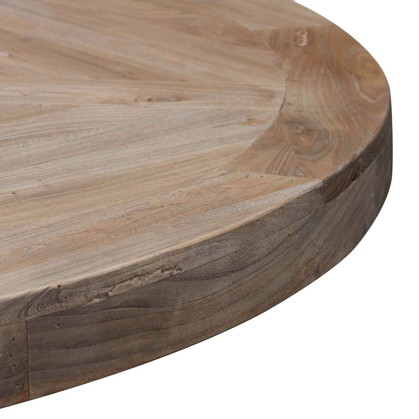 CDT6562 1.6m Round Dining Table - Natural Top - Natural Base