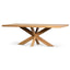 CDT6629-CH 2.2m Wooden Dining Table - Distress Natural