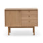 CDT6641-VN Narrow Wooden Sideboard and Buffet - Natural