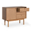 CDT6641-VN Narrow Wooden Sideboard and Buffet - Natural