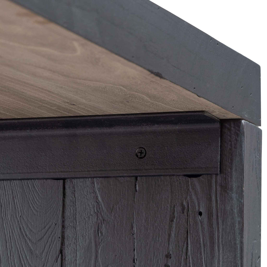 CDT6684 Reclaimed Console Table - Black