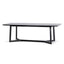CDT6713-CN 2.4m Wooden Dining Table - Full Black