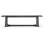CDT6714-CN 2.95m Wooden Dining Table - Full Black