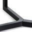 CDT6714-CN 2.95m Wooden Dining Table - Full Black