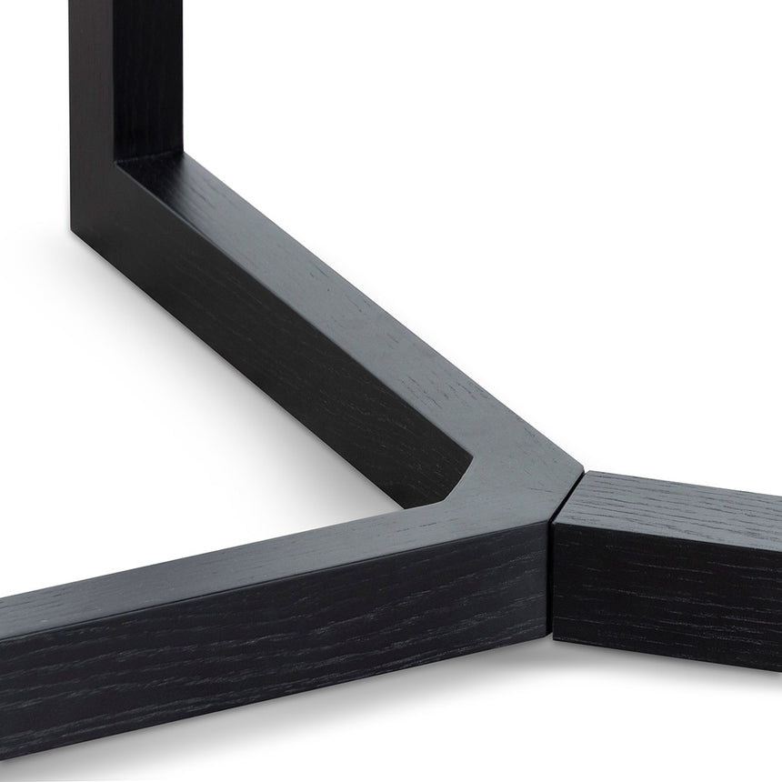 CDT6714-CN 2.95m Wooden Dining Table - Full Black