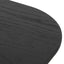 CDT6714-CN 2.95m Wooden Dining Table - Full Black
