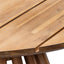 CDT6726-EM 1.35m Round Dining Table - Light Natural Acacia
