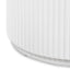 CDT6757-DW 1.2m Round Marble Dining Table - White