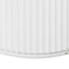CDT6757-DW 1.2m Round Marble Dining Table - White