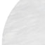 CDT6757-DW 1.2m Round Marble Dining Table - White