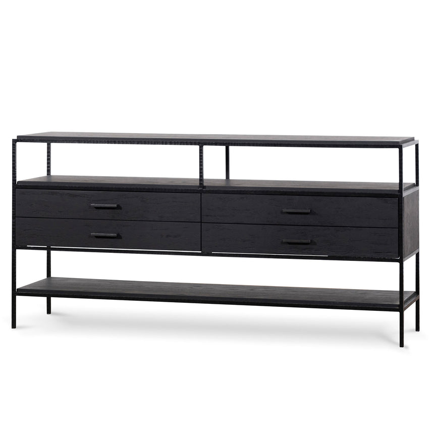 CDT6764-NI 1.6m Sideboard Unit - Full Black