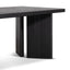 CDT6780-NI 2.4m Elm Dining Table - Full Black