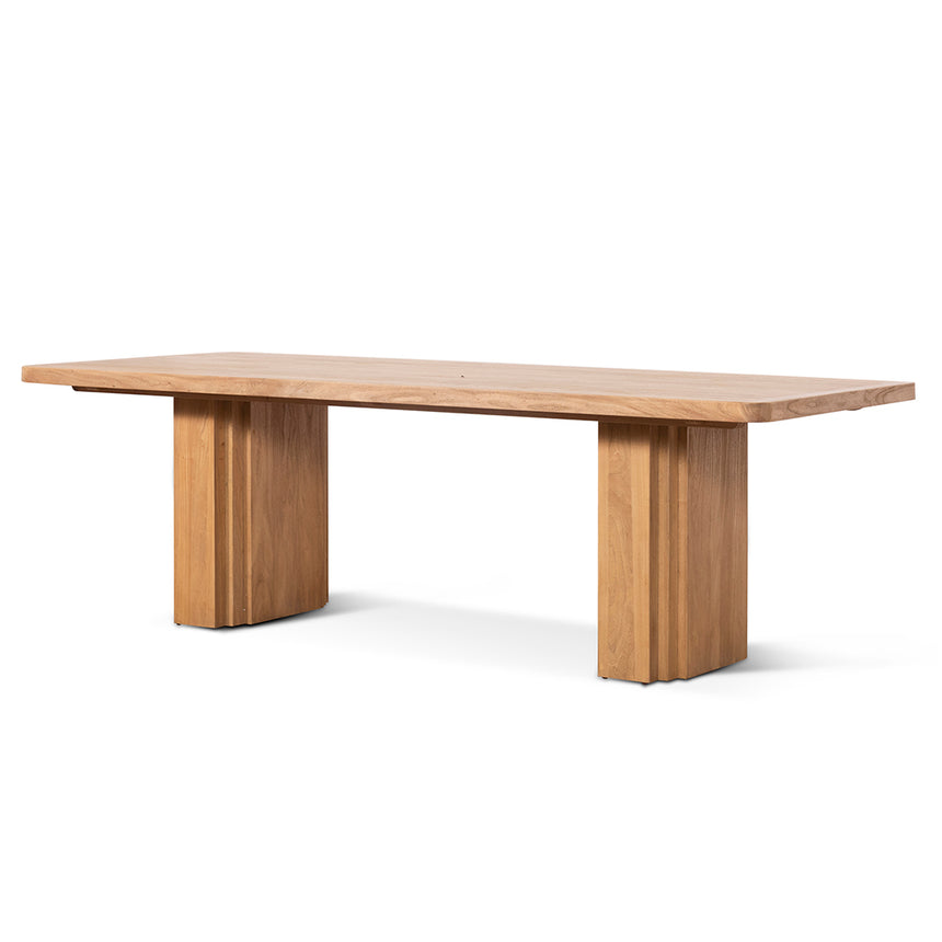 CDT8884-CN 2.5m Wooden Dining Table - Natural