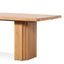 CDT6781-NI 2.4m Elm Dining Table - Natural