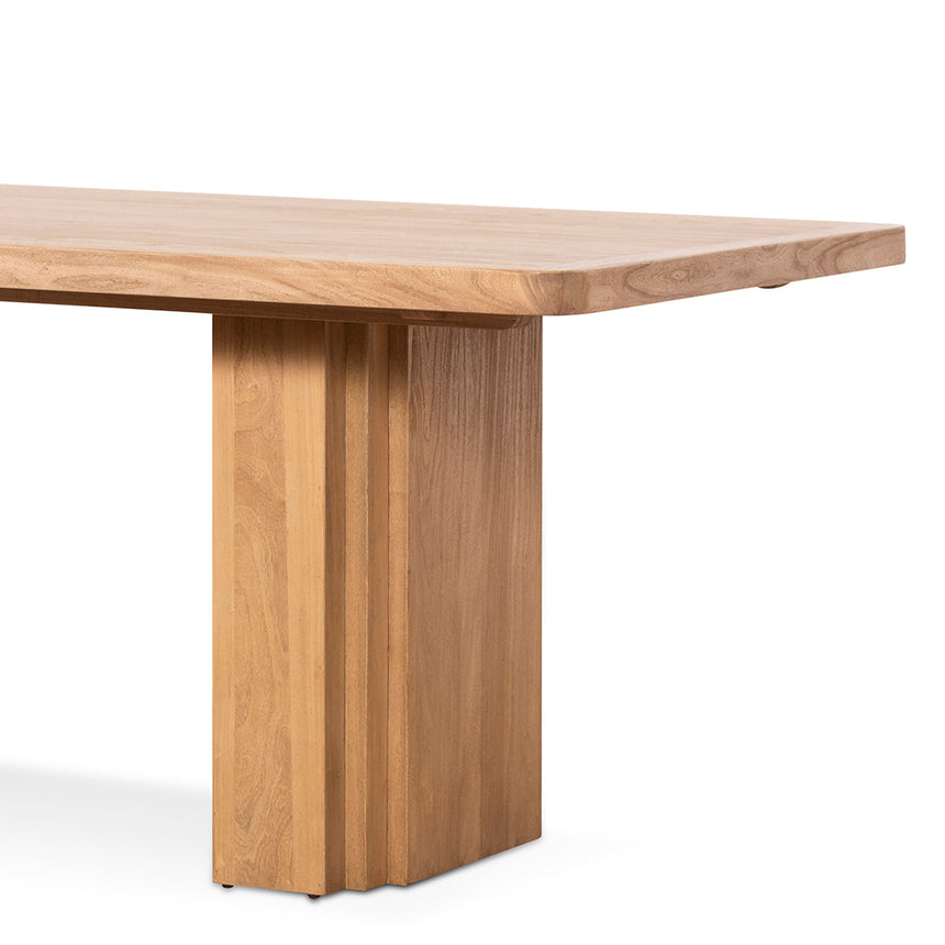 CDT6781-NI 2.4m Elm Dining Table - Natural