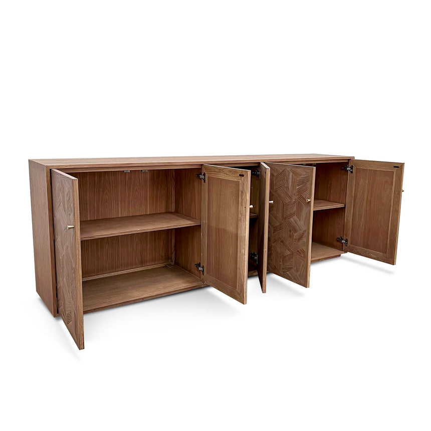 CDT6784-NI 2.4m Elm Sideboard Unit - Natural