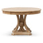 CDT6808-CH 1.2m Round Dining Table - White Washed