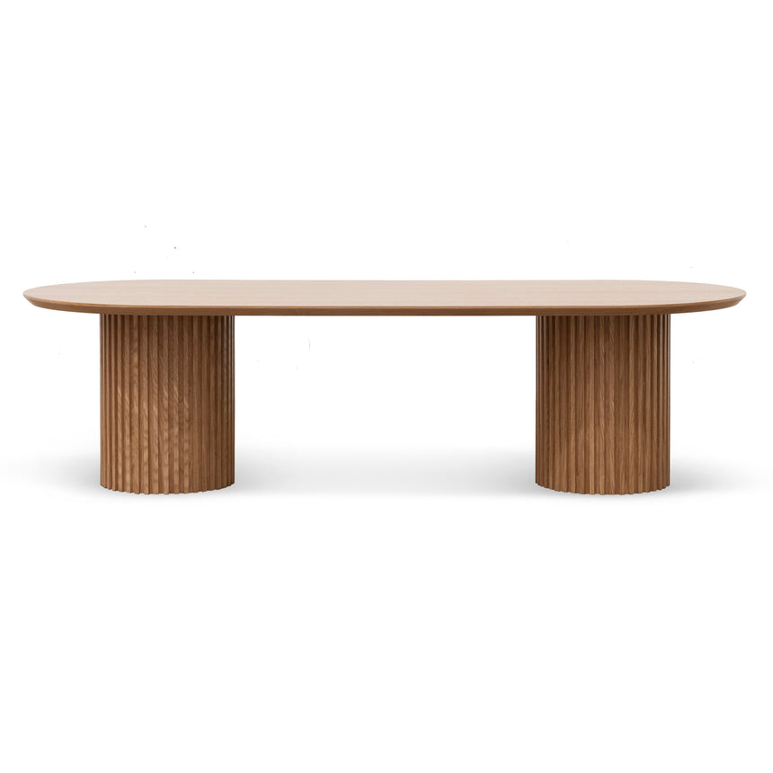 CDT6857-CN 2.8m Wooden Dining Table - Natural