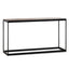 CDT6902-NI 140cm Console Table in Dark Natural - Black Frame