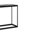CDT6902-NI 140cm Console Table in Dark Natural - Black Frame