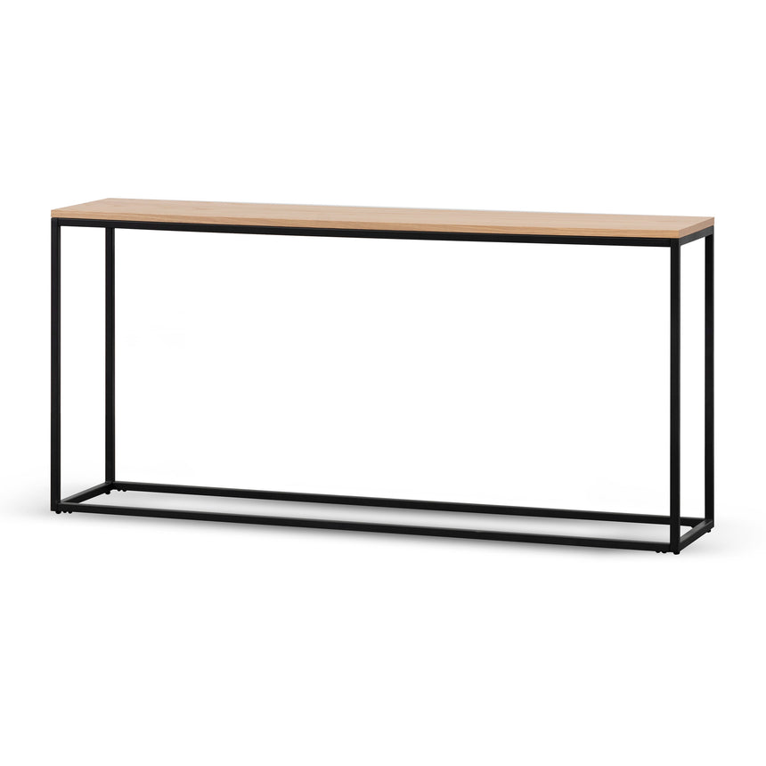 CDT2424-BS Glass Console Table - Brushed Gold Base