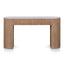CDT6960-NI 1.6m White Marble Console Table - Natural