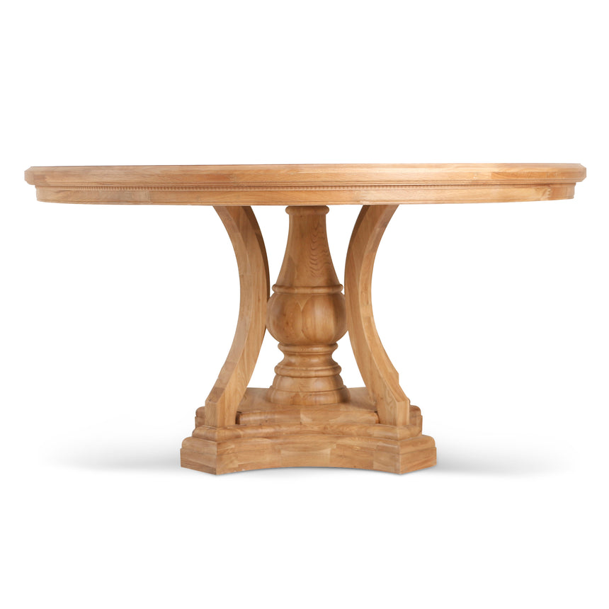 CDT8208-DW 1.2m Round Wooden Dining Table - Natural