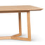 CDT8202-CN 2.95m Wooden Dining Table - Natural