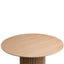 CDT8208-DW 1.2m Round Wooden Dining Table - Natural