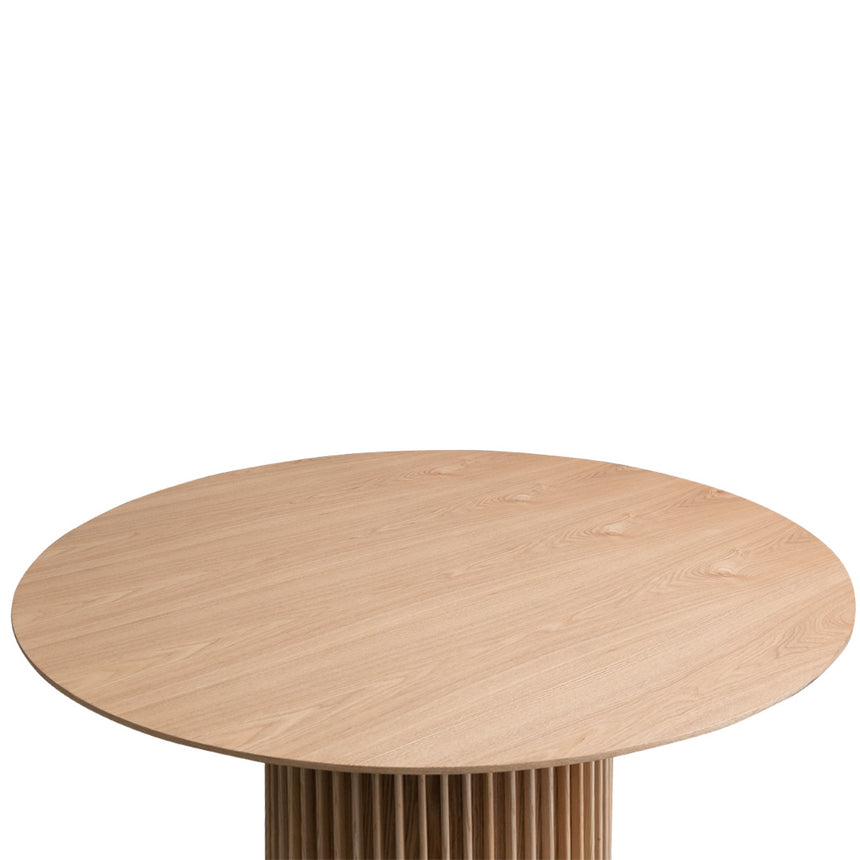 CDT8208-DW 1.2m Round Wooden Dining Table - Natural