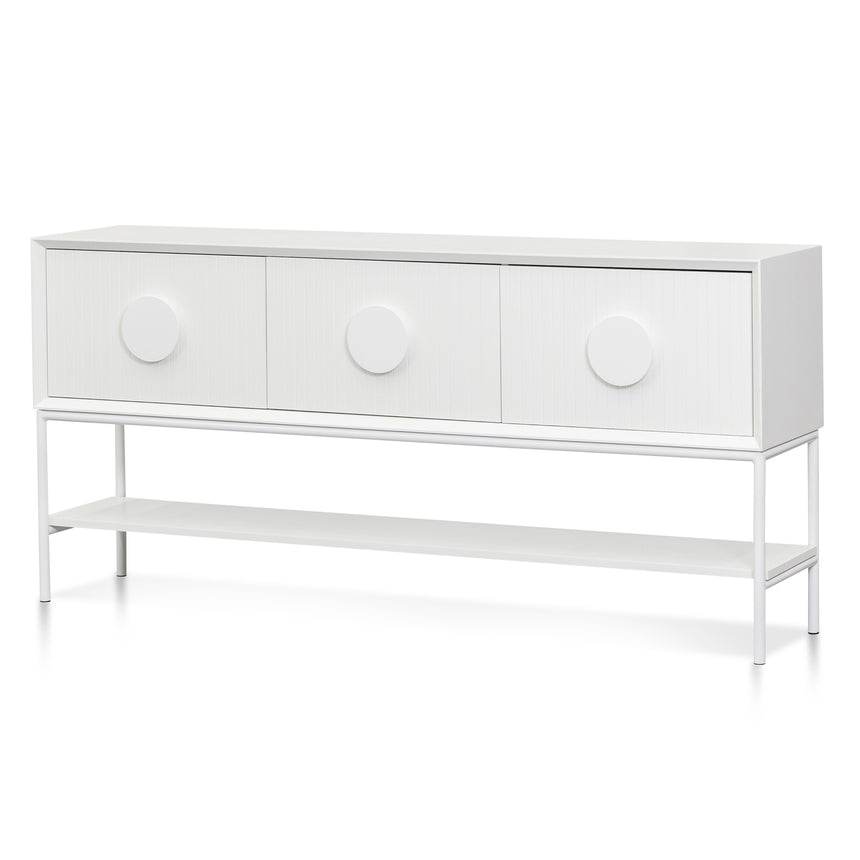 CST8636-IG Bedside Table - White