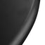 CDT8234-DW 1.4m Round Dining Table - Full Black