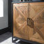CDT2802-VN Wide Sideboard - European Knotty Oak and Peppercorn