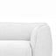 CLC2950-FA 3 Seater Fabric Sofa in Light Texture Grey – Black legs