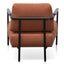 CLC6103-IG Fabric Armchair -  Burnt Orange - Black Legs