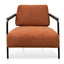 CLC6103-IG Fabric Armchair -  Burnt Orange - Black Legs