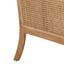 CLC6398-CH Wingback Rattan Armchair - Distress Natural - Sand White