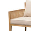 CLC6399-CH Rattan Sand White Cushions Armchair - Distress Natural